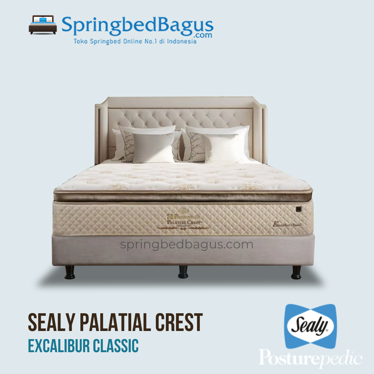 Spring Bed Sealy Excalibur Classic