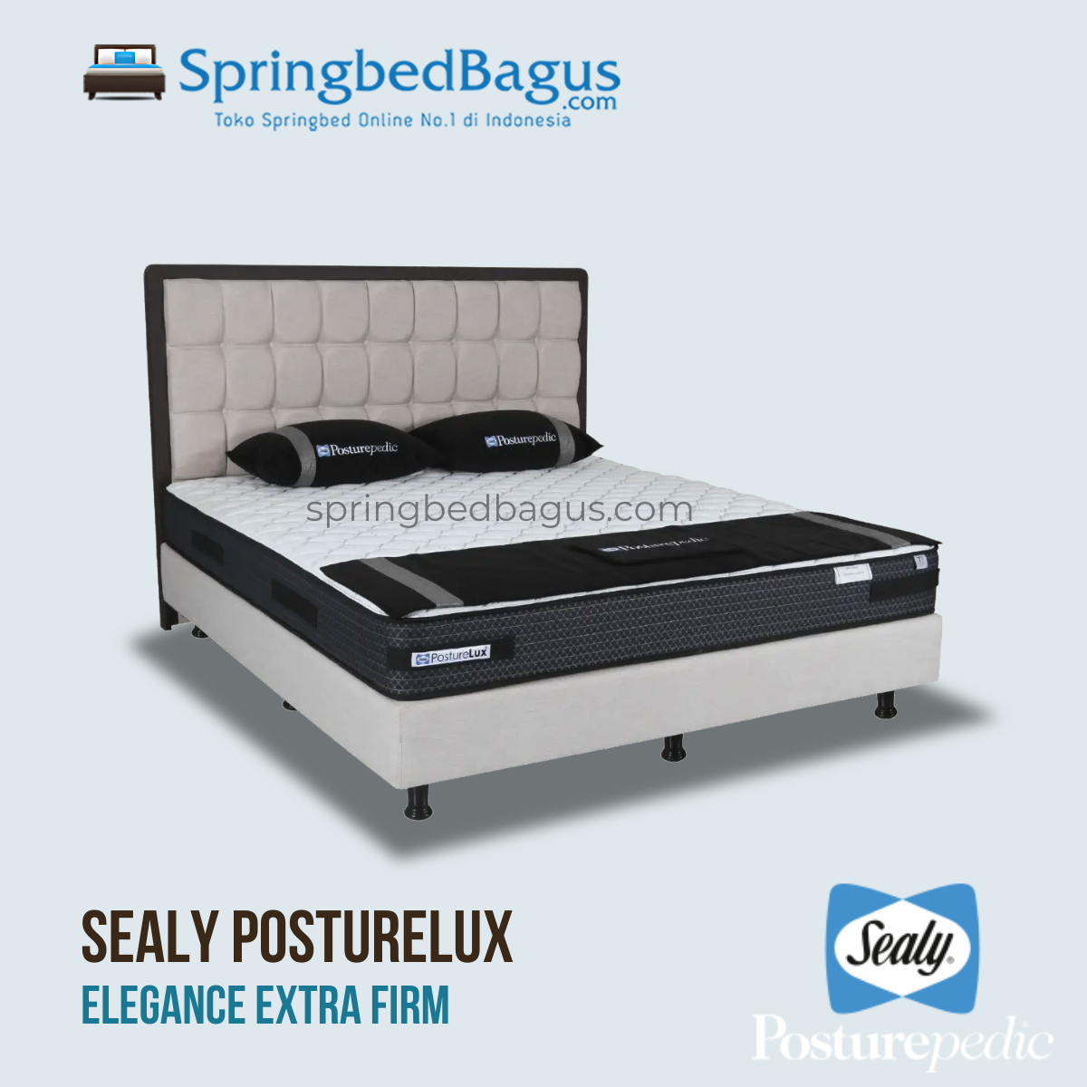 Spring Bed Sealy Elegance Extra Firm